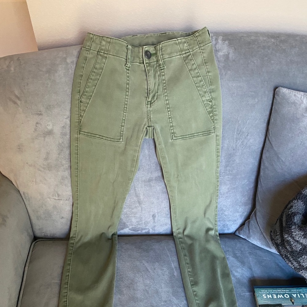 Cabi Army green pants.